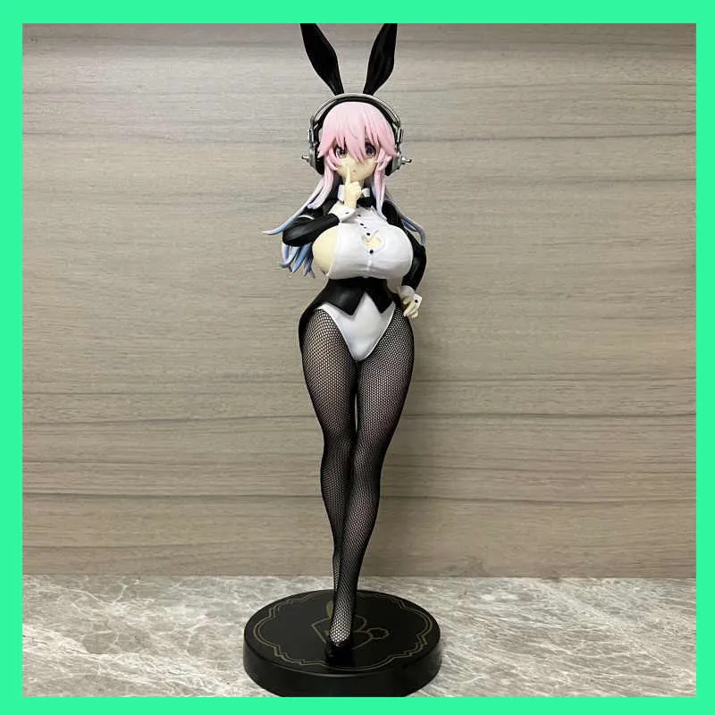 

Silk Rabbit Girl Furyu Super Sonico 30cm Figurine Of Her In A Qipao And Swallow Tail Suit A Desktop Decoration Birthday Gift