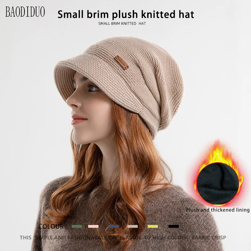 Xinbaoguan 100% acrylic 9960 winter velvet pile cap warm hood with wide brim ear protection fashionable confinement hat