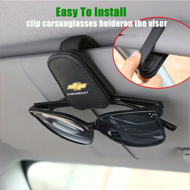 Soporte para gafas de sol para coche, clip para gafas de sol, herramienta de rescate para Chevrolet Onix Cruze Silverado Impala Equinox Malibu Tahoe