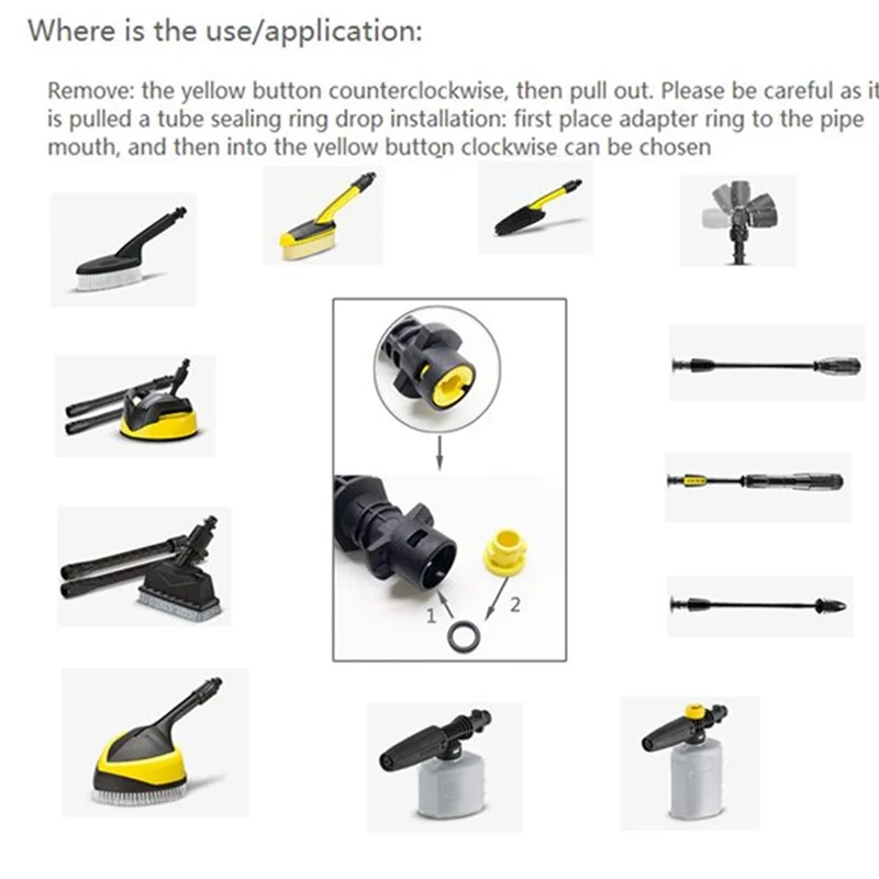 A02V-Lance шланговое сопло, запасное уплотнительное кольцо 2,640-729,0, 24 шт., набор уплотнительных колец для Karcher K2 K4 K5 K6 K7, аксессуары для мойки высокого давления