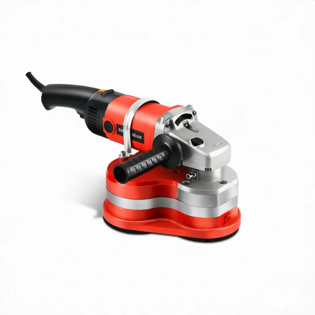 2800W Handheld Concrete Floor Grinding and Polishing Machine, Dustless Electric Cement Pavement Polisher and Coarse Grinder