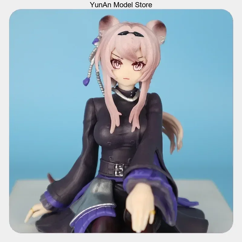 Figurine d'anime, modèle de statue, décoration de bureau, 14,5 cm, Arknights Lin en position assise, cadeau pour les fans