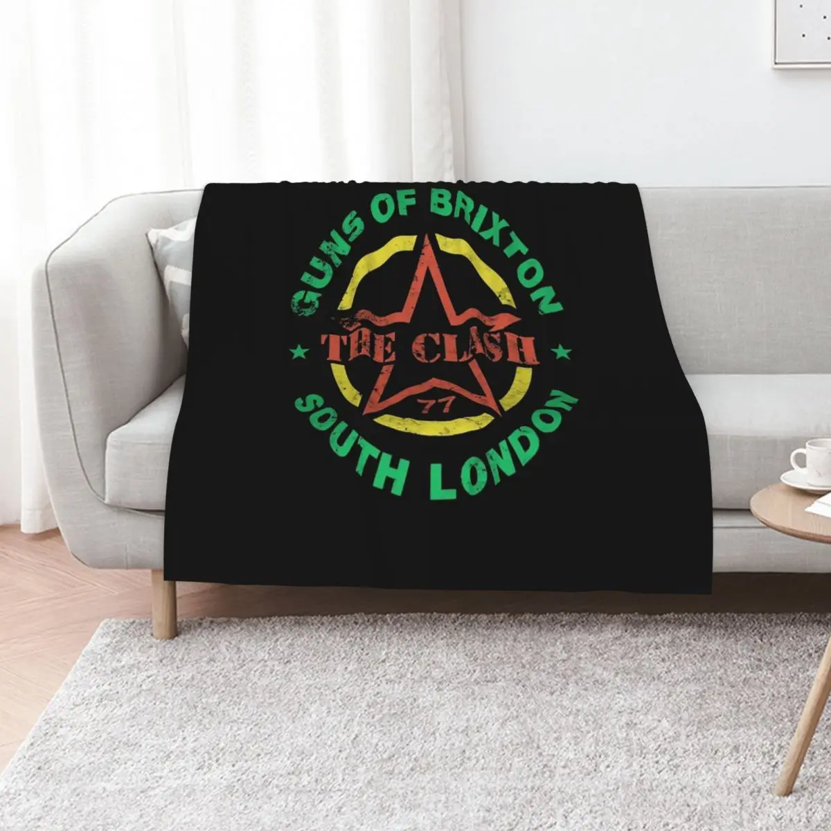 Guns of Brixton Logo Throw Blanket Picnic Thermal Sofa Baby Quilt Custom Blankets