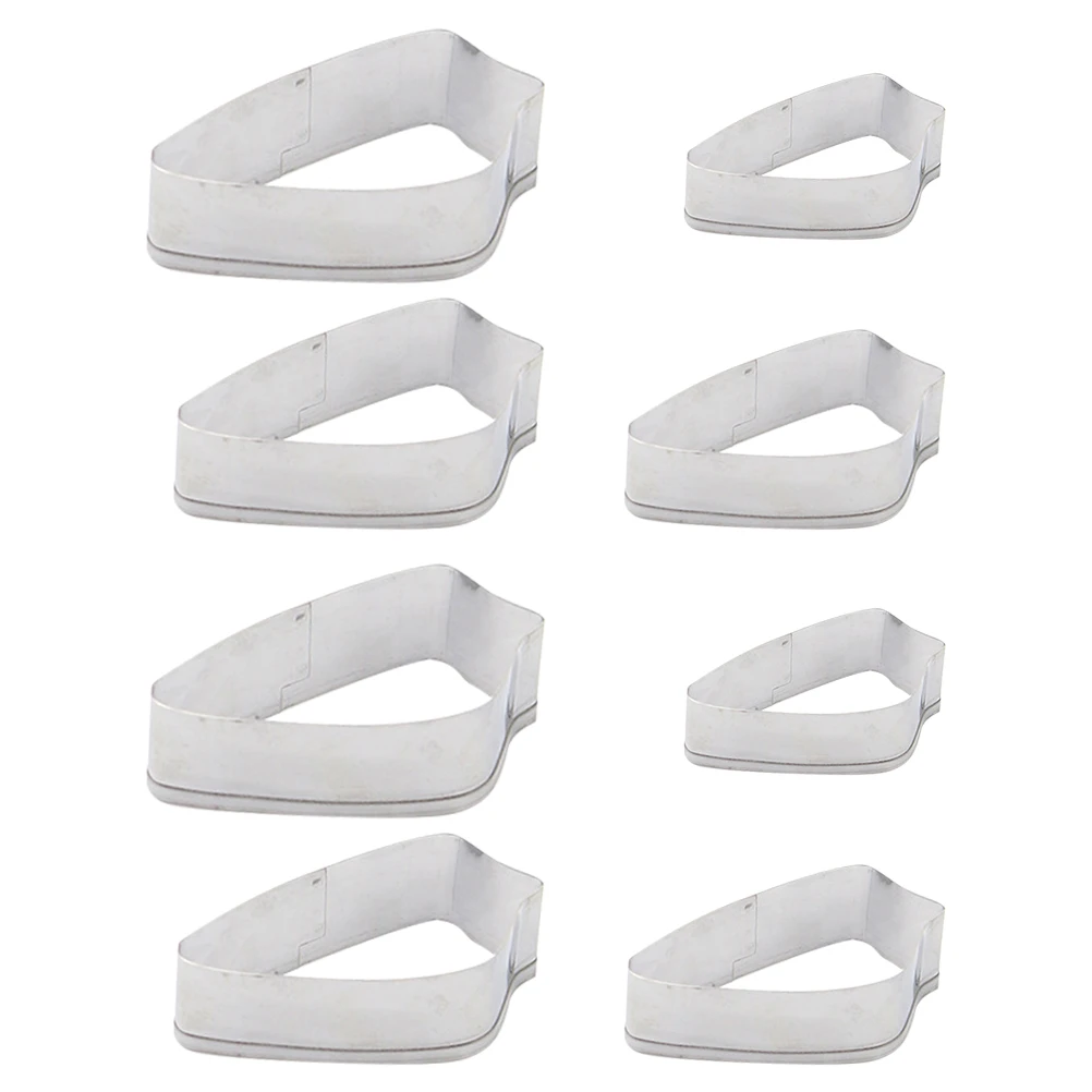 

8 Pcs Cookie Mold Biscuit Stainless Steel Cookies Pressure Cutting Moulds DIY Baking Tools Cake Decorations Fruit Bread