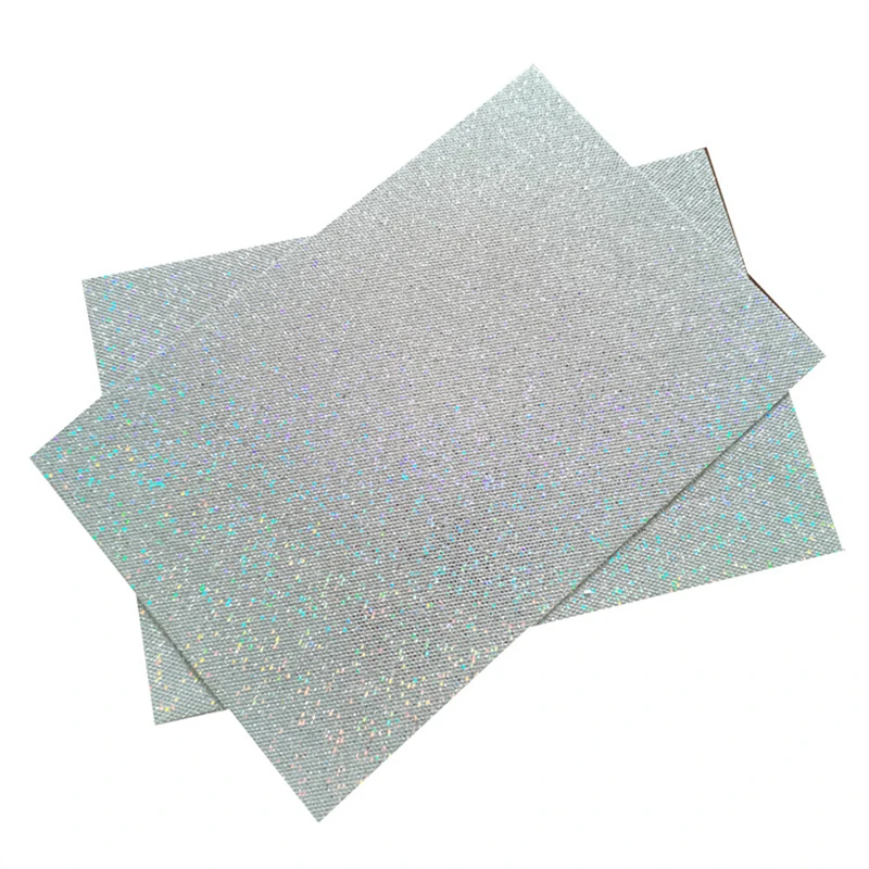 5 Sheets 20*30CM Size Special Designs Honeycomb Laser Silver Glitter Paper Cardstock For Cupcake Topper,Wedding Party Decors