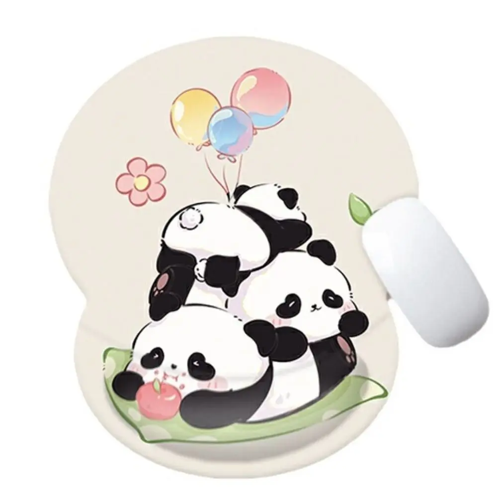 الأيدي الحرس الباندا عدم الانزلاق وسادة المعصم بقية اليد دعم ثلاثية الأبعاد عدم الانزلاق الفئران حصيرة لينة Kawaii ثلاثية الأبعاد ماوس الوسادة أدوات الكتابة