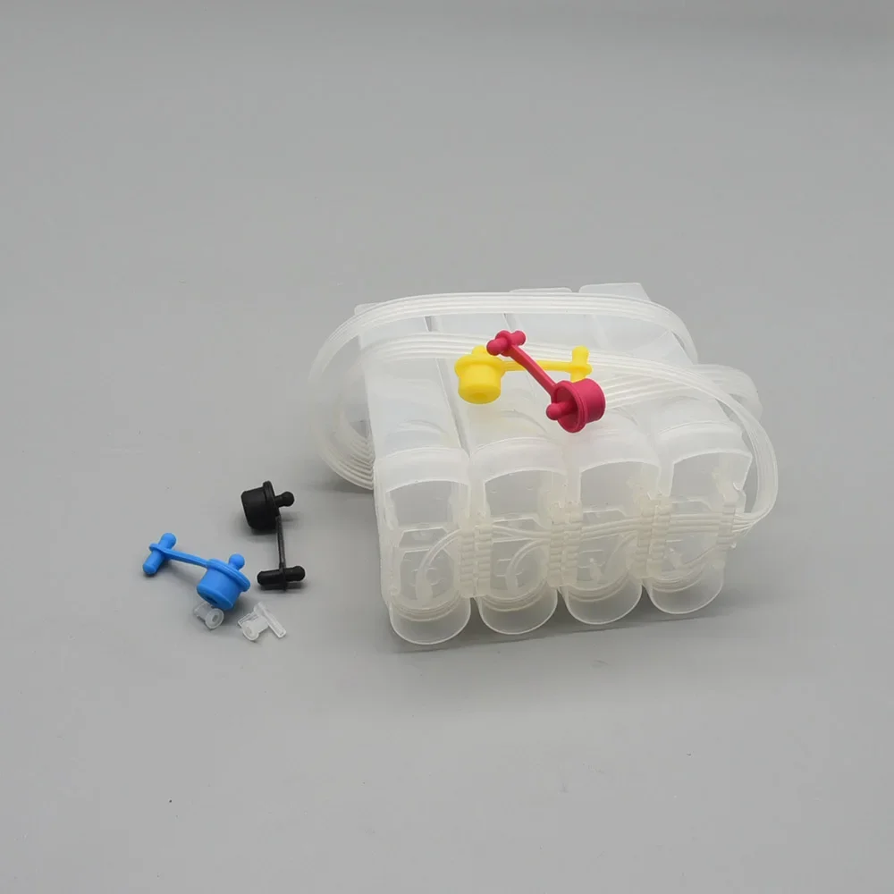 4 Color 85ML DIY Continuous Ink Supply System Outer Ink Tank Universal CISS Refill Kit For Epson Canon HP Brother Inkjet Printer