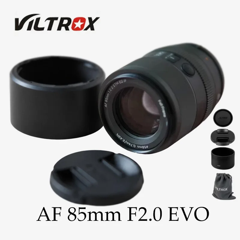 Viltrox AF 85mm F2.0 EVO AF Full Frame Camera Lens for Nikon Z Mount Z8 Sony E A7IV A7C ZV-E1 FX3 A9III