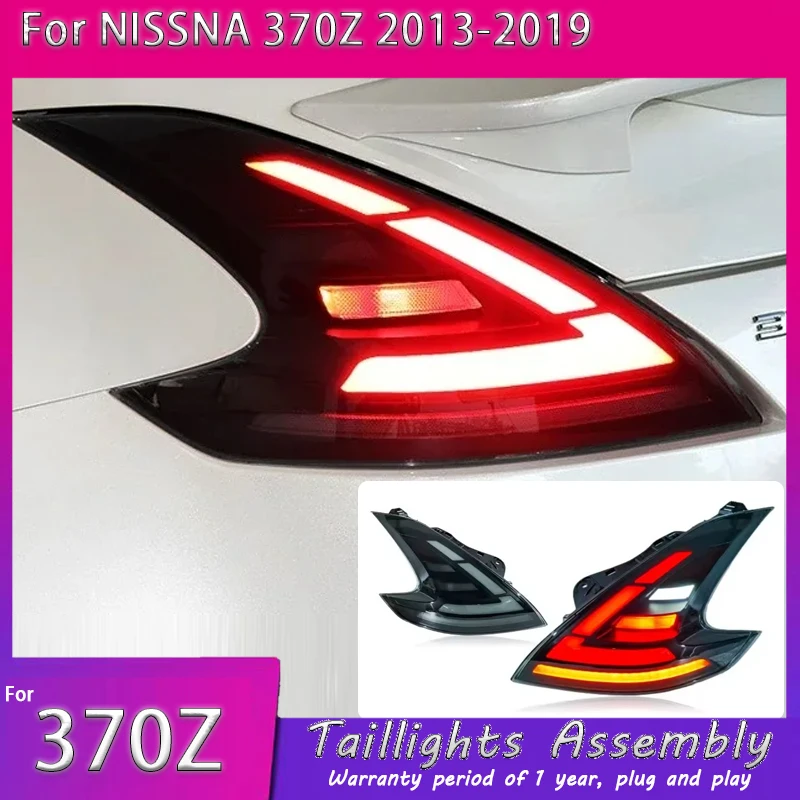 

Автомобильные фонари для Nissan 370Z: задние фонари 2013-2025, модифицированные под новые динамические светодиодные ДХО и указатели поворота, автоаксессуары