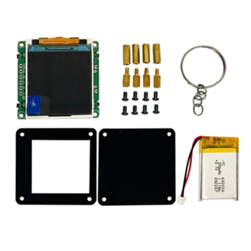 ESP32 C3 przenośne ozdoby przenośny wisiorek 1.44 Cal wyświetlacz LCD podręczny Mini telewizor Lvgl Spaceman St7735 SPI Screen