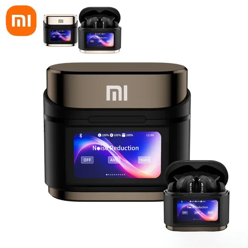 Auriculares inalámbricos Bluetooth originales Xiaomi BD2 ANC reducción de ruido ENC pantalla de visualización Digital con oreja de calidad de sonido diferente