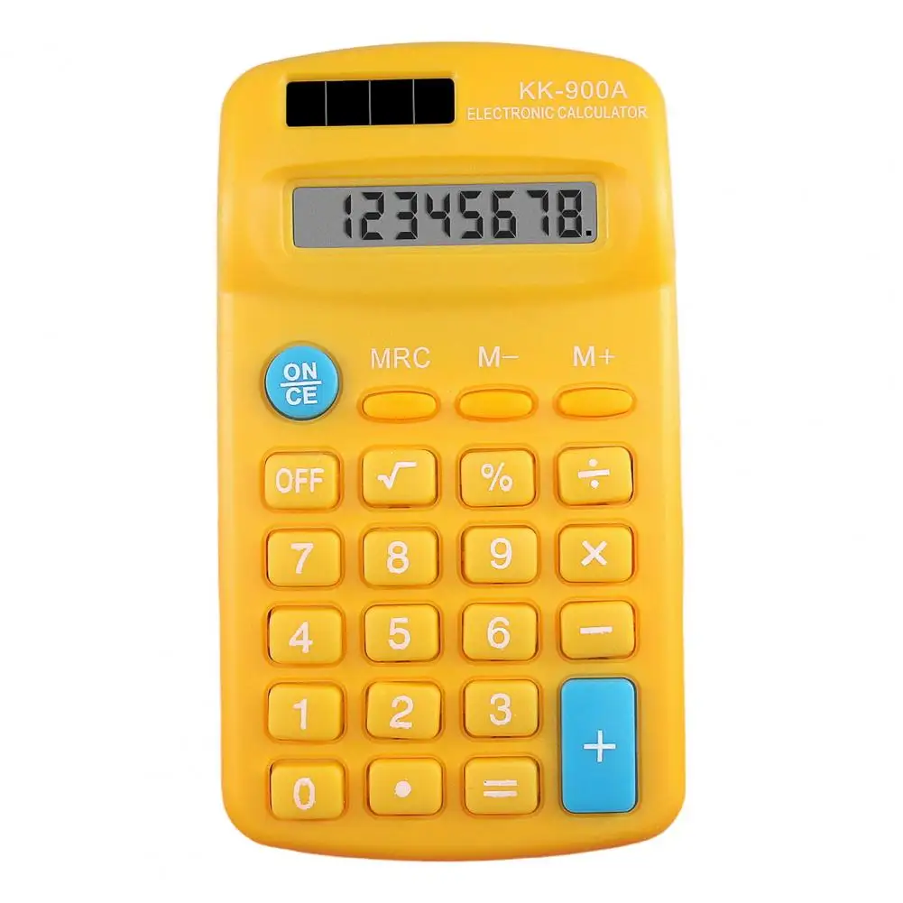 Big Button Pocket Calculator, Ferramenta de Negócios, LED, tela grande, 8 dígitos, Mini, Escritório