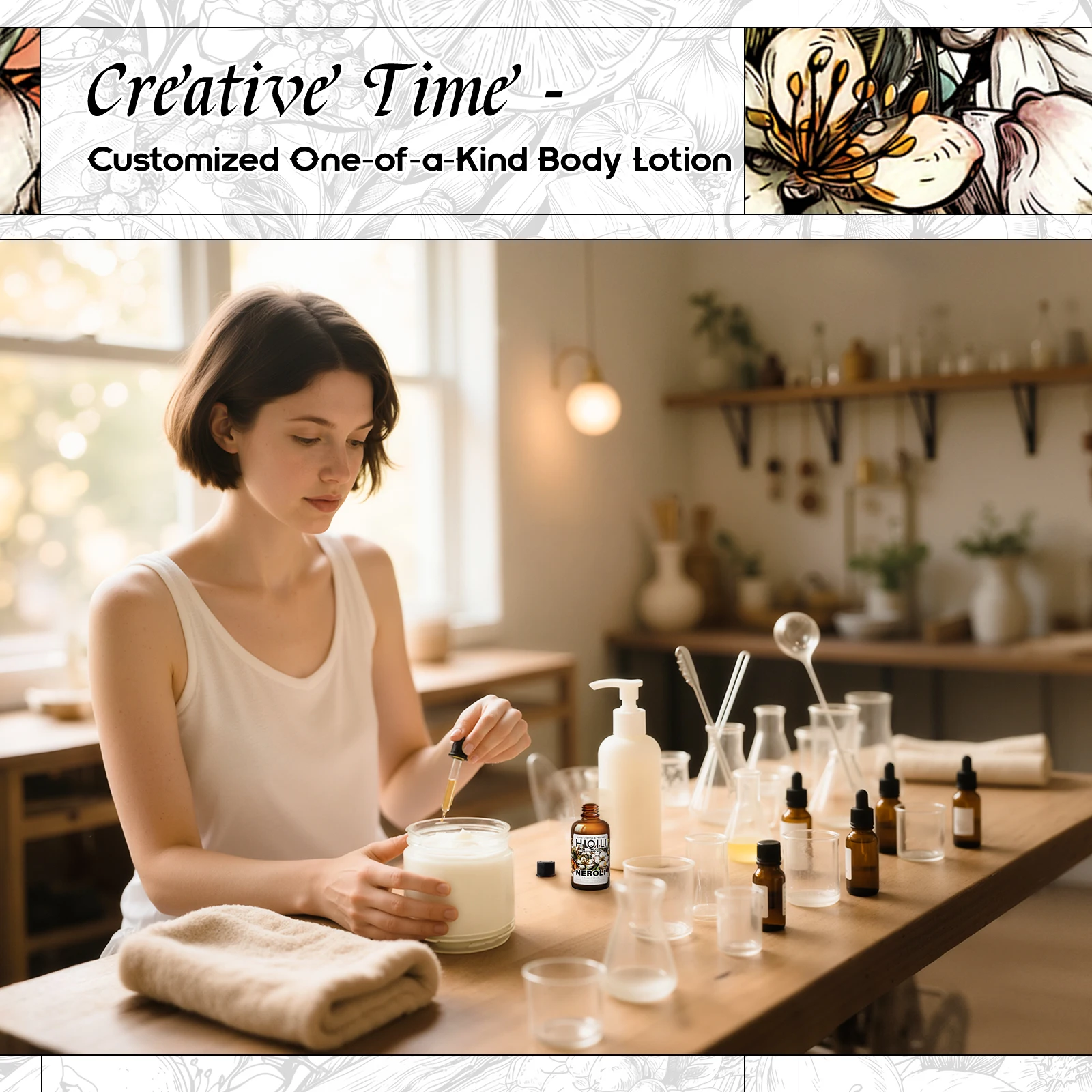 HIQILI – huile parfumée Neroli 30ML, pour bougie, savon, fabrication de parfum, Lotion pour le corps, crème pour les mains, fleur d'oranger, huile essentielle, diffuseur de voiture