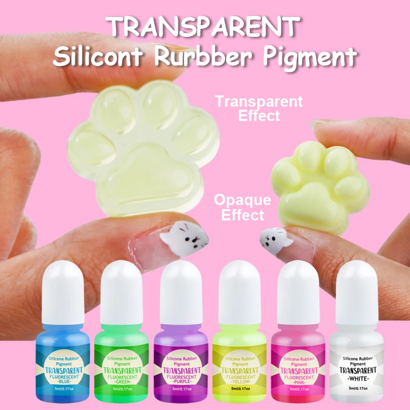 12-Color Pigment - 12-Color Coloring Agent Pigment, Suitable for Coloring Crafts And Artwork - 5Ml/0.17Oz Each