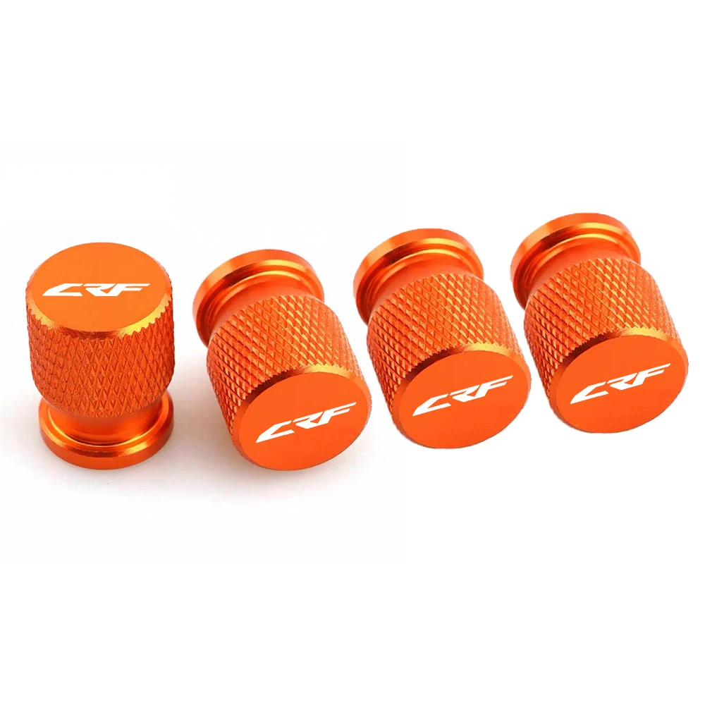 4pcs/Lot Colorful Motorcycle Tire  Hexagonal Valve Nozzle Cap Stainless Steel for HONDA CRF 150 250 450 CRF150 R/F Accessories