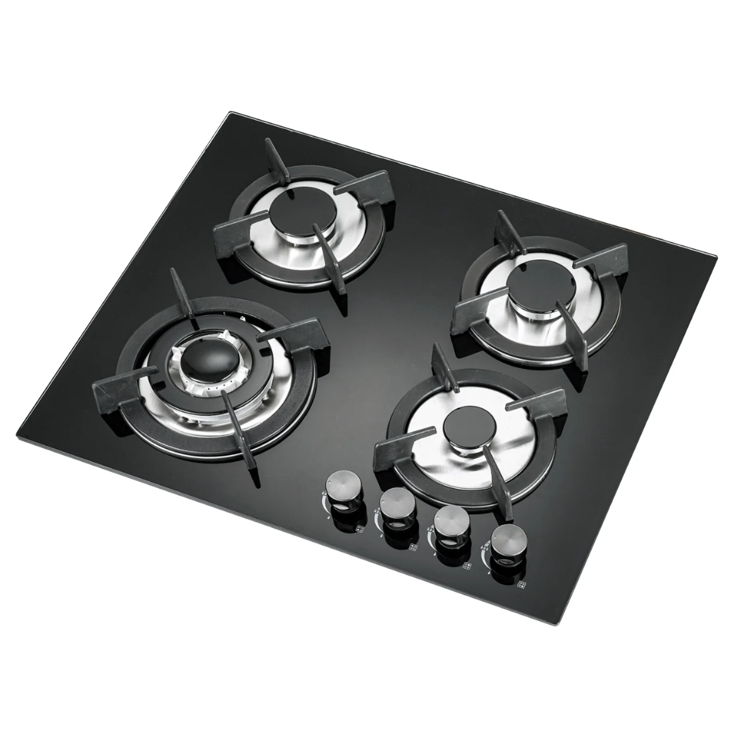 Best Price 4-Burner Gas Hob Fashionable Built-in Cooktop for Kitchen Outdoor Use Durable Metal Manual Power Source for Cars