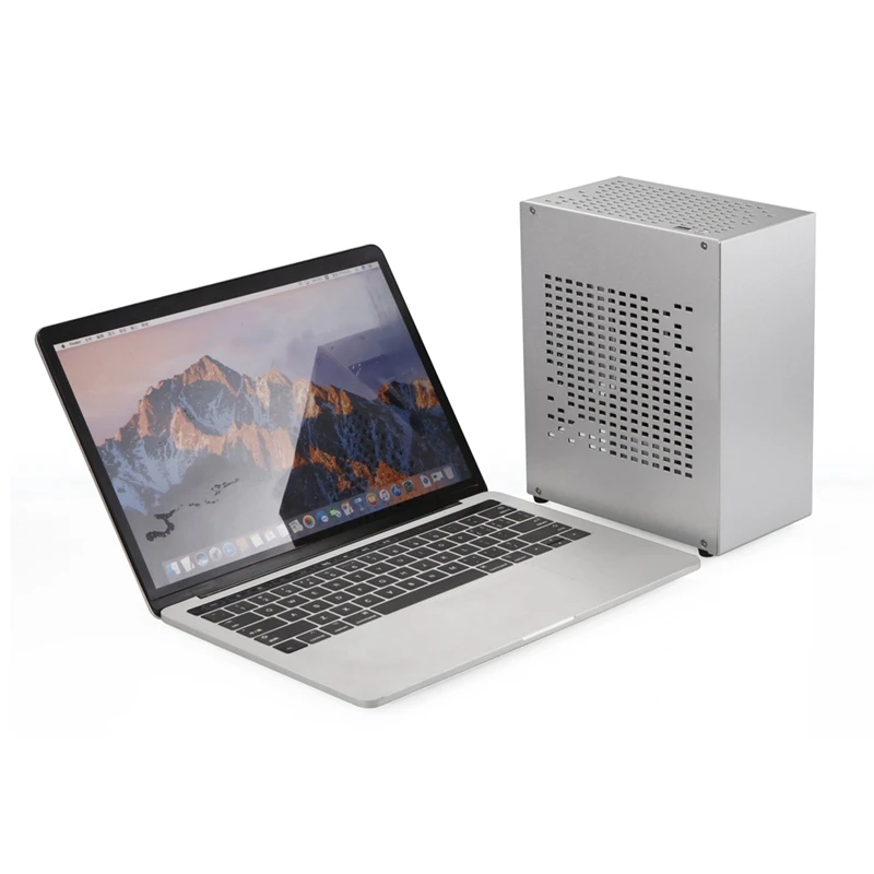 ●A07 Mini ITX Computer Case Chassis HTPC Host Case USB3.0 ITX Enclosure Personal Computer Chassis Desktop Box Black-ABFB