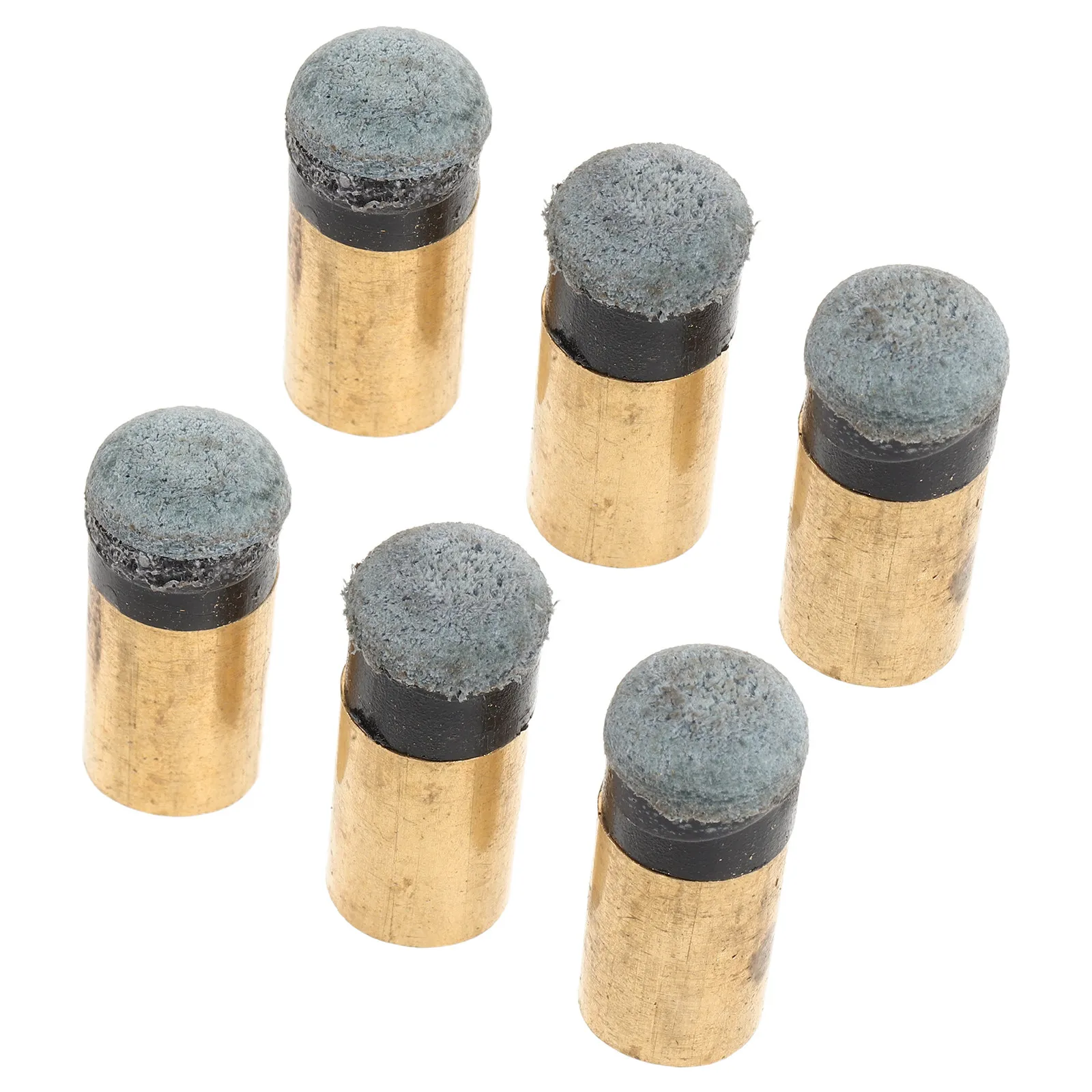 

6Pcs Billiard Cue Tip Replacement Slip on Pool Cue Tips 10Mm No Glue Tool Needed for Snooker Pool Table Repair Kit Accessories