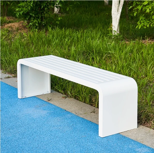 

Outdoor Sales Hotel Waterproof Park New Patio 2022 Design Wholesale Steel Wooden Garden Bench