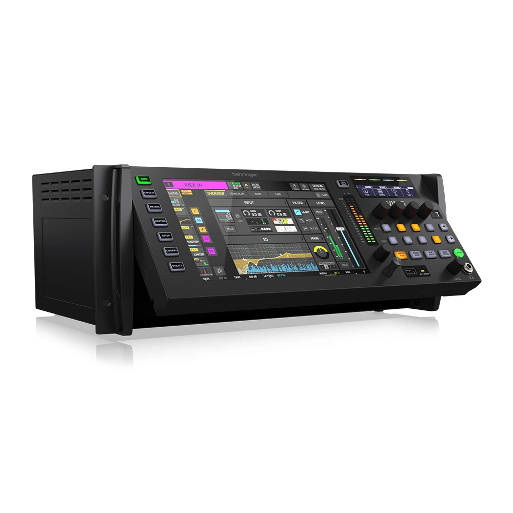 

Behringer WING Rack, 48-канальный стереоканальный цифровой микшер для монтажа в стойку с сенсорным экраном, цифровая консоль, студийное музыкальное оборудование