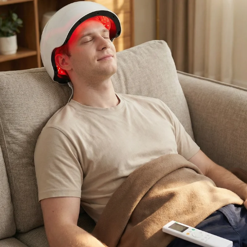 

650nm LLLT Hair Growth Cap 300 Diodes Red Light Laser Therapy Device for Hair Loss Stimulate Hair Follicles Scalp Health