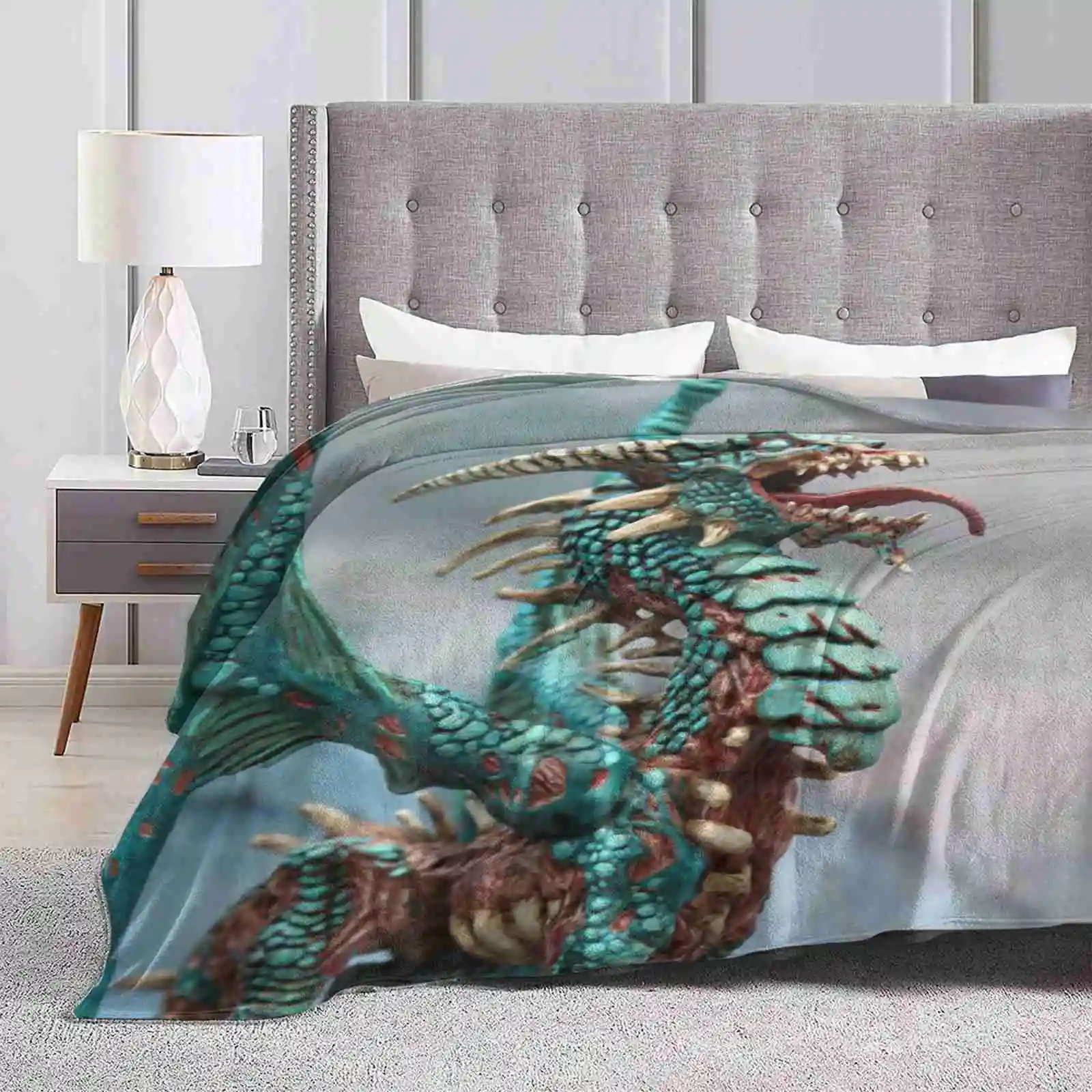 My Undead Dragon Miniature Paint! Fashion Soft Warm Throw Blanket Miniature Paint And Dragons