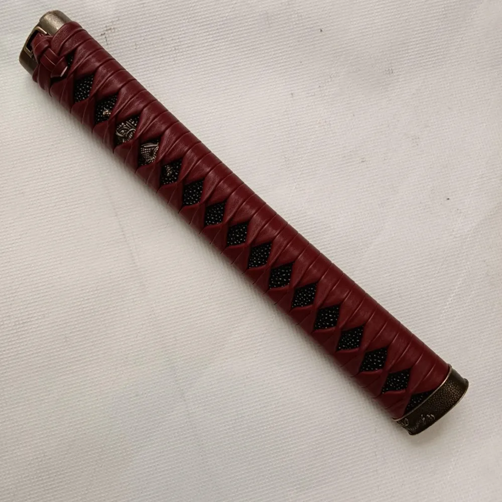 15/20/26/30/35/40cm Long Sword Handle Japanese Tsuka Wrapped Over Sword Accessories for Japanese Samurai Sword Wakizashi