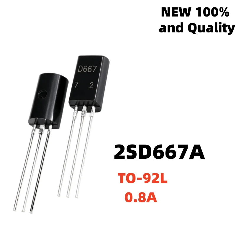 50UNTIS 100% Brand New 2SA1013 2SC2383 2SC2705 2SD667A 2SC2655 TO-92L 2SA1020 2SA1145 2SB647A transistor