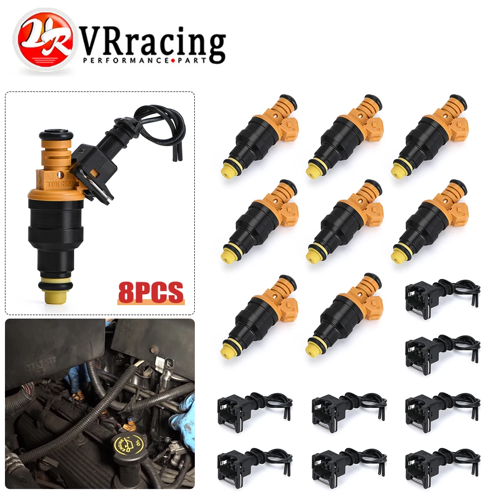 

8 PCS Flow Fuel Injector 0280150943 For Ford 4.6L 5.0L 5.4L 5.8L Mustang Lincoln Mercury 0280150718 EV1