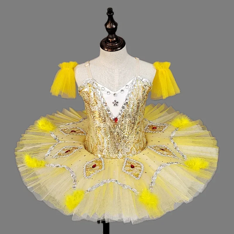 

Elegant Cute Children's Ballet Dress Leotards Girls Stage Performance Tutu Costume Kids Dance Wear Clothing Gymnastics Leotard