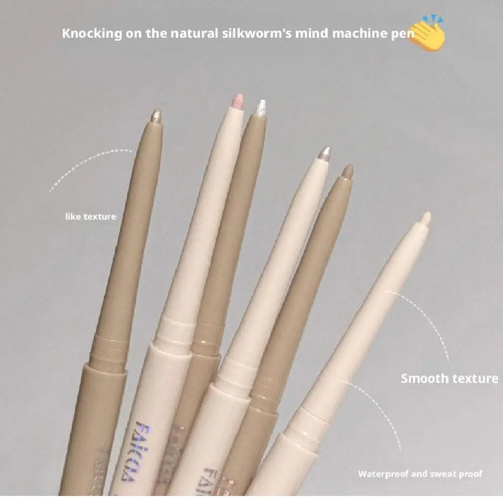 Lying Silkworm Eyeliner Pencil Matte Highlighter Liquid Liner Pen Long Lasting Waterproof Charming Shiny Cosmetics For Makeup