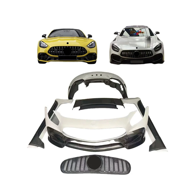 تعديل نصف جاف من ألياف الكربون GT ترقية IMP Style PRO BodyKit مصد السيارة غطاء محرك السيارة لمرسيدس بنز GT GTS 201 #1