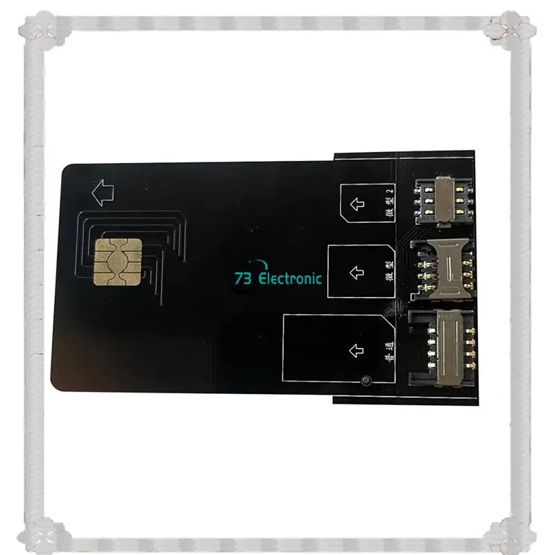 24-Hour Delivery Riser Card SIM Card Converter To Smartcard IC For Standard Micro SIM Card And Nano Sim Card