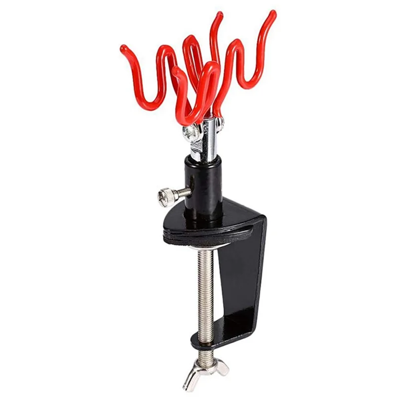GTBL Storage Stand Clip-On Holds 2 Airbrush Hobby Airbrush Parts Desktop Table Mount Airbrush Tools Accessories