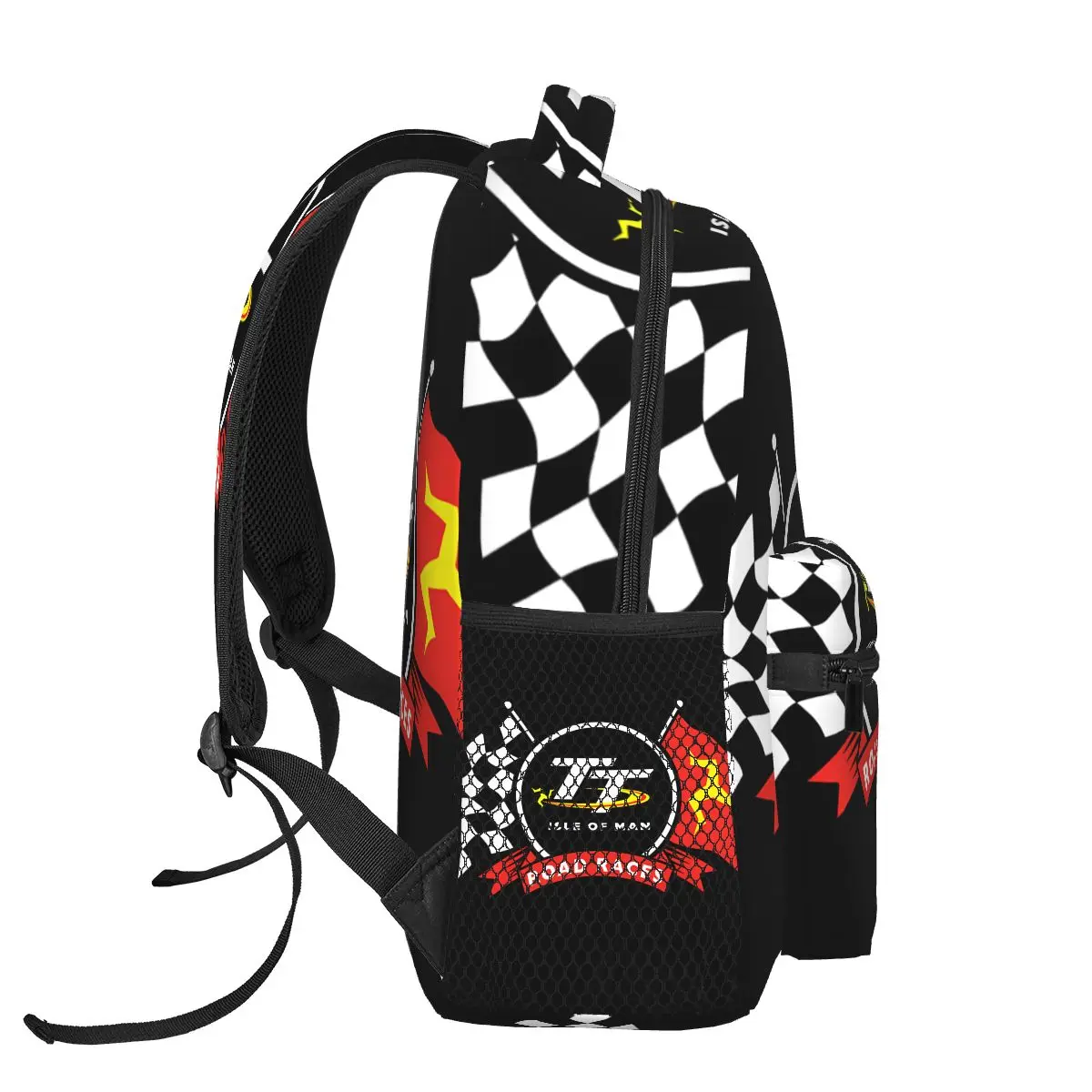 Mochila informal TT Races Unisex, mochila de ordenador de viaje de ocio para estudiantes