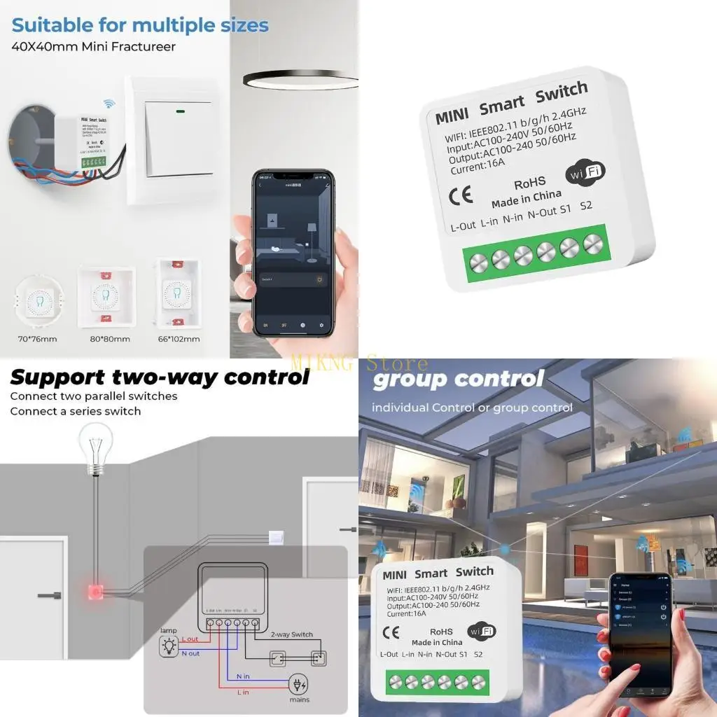

WiFi Switches Breaker APP Remote Control best sale