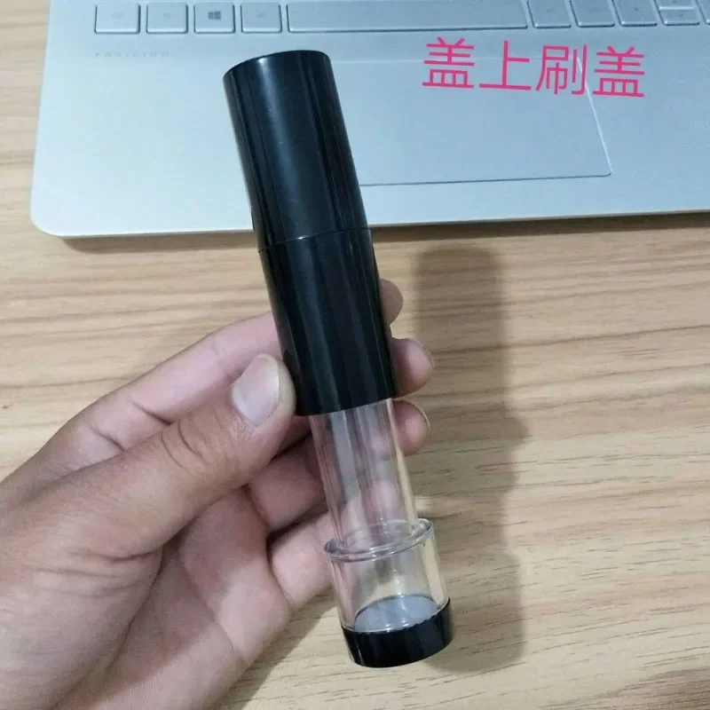 Pinceau de fond de teint 2 en 1, pinceau de maquillage vide pour Blush de voyage avec bouteille de poudre libre rechargeable, pot, outils de beauté de maquillage