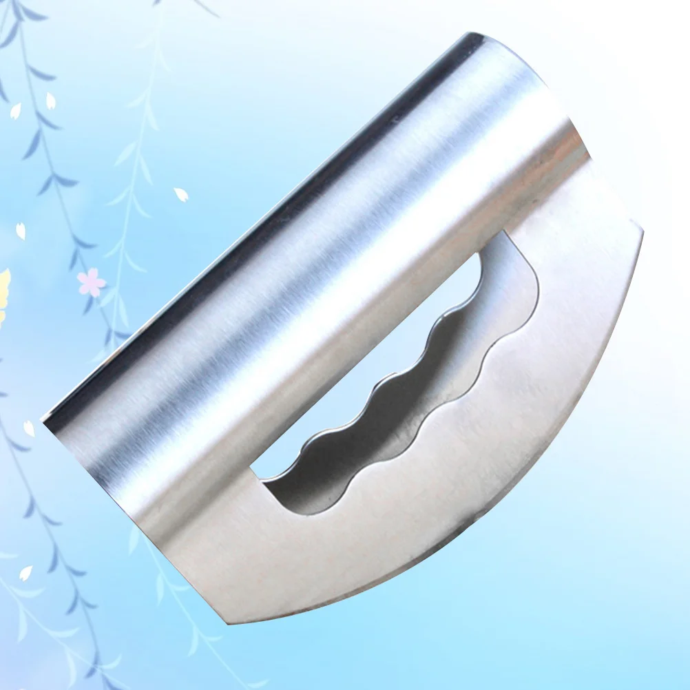 

Double Knife Salad Chopper Stainless Steel Multipurpose Mincing Chopping Reduces Time Safe Use Salad Chopper Double Knife