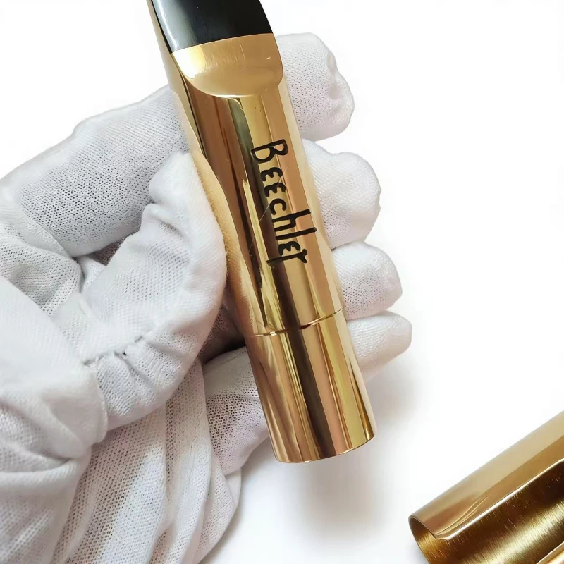 Nuevo Boquilla Metálica Beechler para Saxofón Alto, Soprano, Tenor, Tamaños 5, 6, 7, 8, Chapada en Oro/Plata, Accesorios para Saxofón