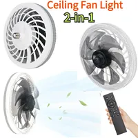 2-in-1 Three-speed Mode LED Fan Light With Remote Control Light Ceiling Fan Lighting Base for Home Bedroom Light Fan Ceiling