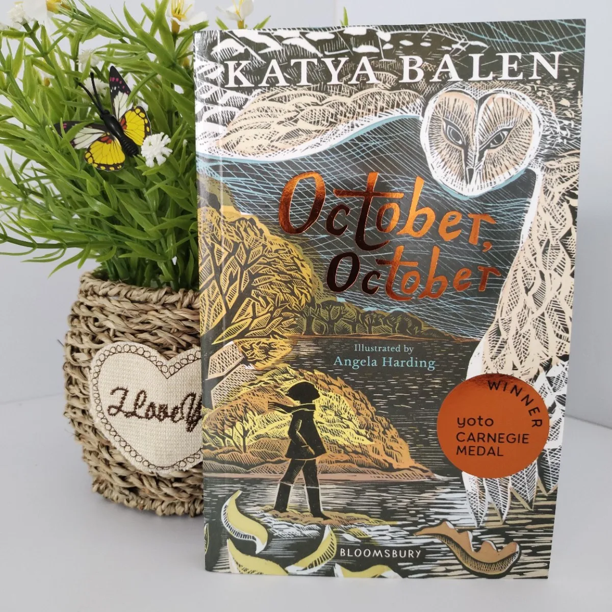 

October October By Katya Balen Carnegie Medal Winner Wildness Loss Belonging Children‘s Literary Novel Suitable for Teen Readers