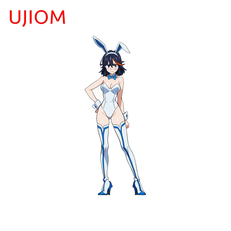 UJIOM Seductive Bunny Girl Matoi Ryuuko Wall Sticker Trendy Eye Catching Customizable Decal Cupboard Vestibulec Decoration