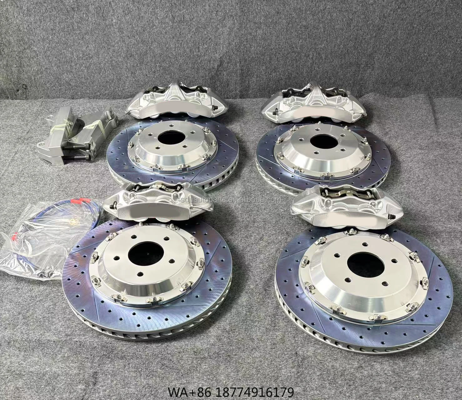 

Upaded Performance Front Wheel 6 Piston Brakes 6 Pot Caliper Brakes Rear 4 Piston Brakes 4 Pot Caliper for E46 E46 M Series