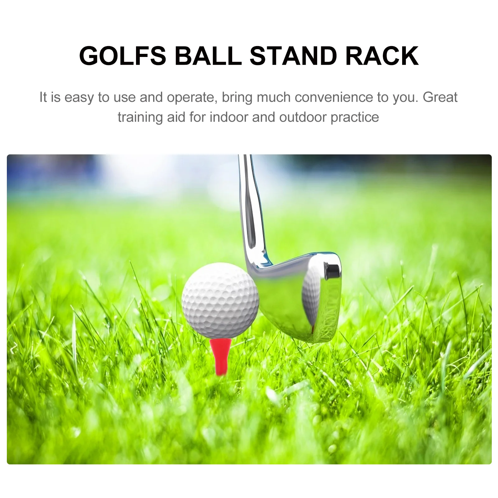 3Pcs Elastic Golfs Tees Durable Golf Ball Stand Racks Useful Training Aid Portable Lightweight Accessory Golfs Tees