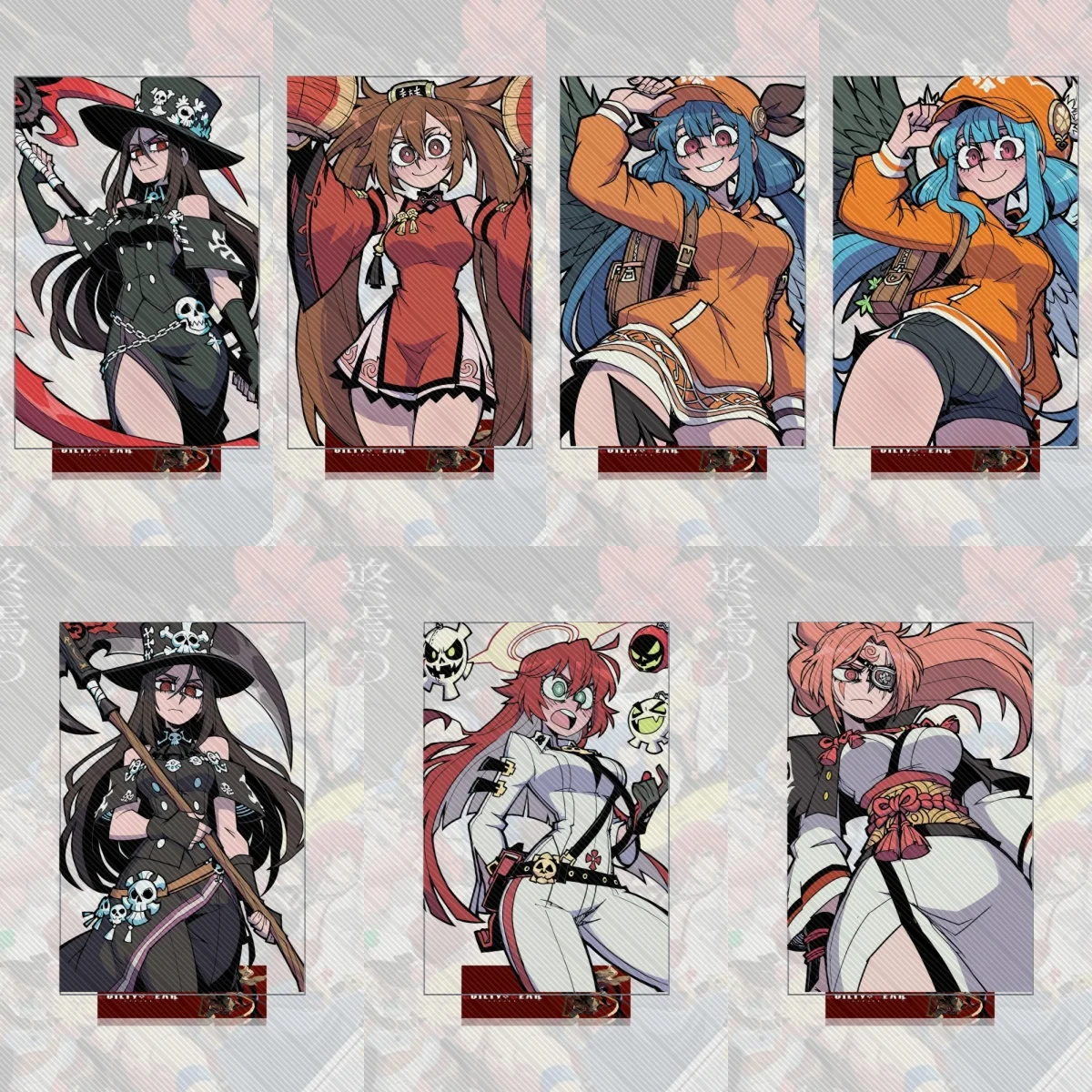15CM HOT Anime Guilty Gear Acrylic Stand Model Cosplay Charm Characters Ornament Accessories Goods Christmas Gifts