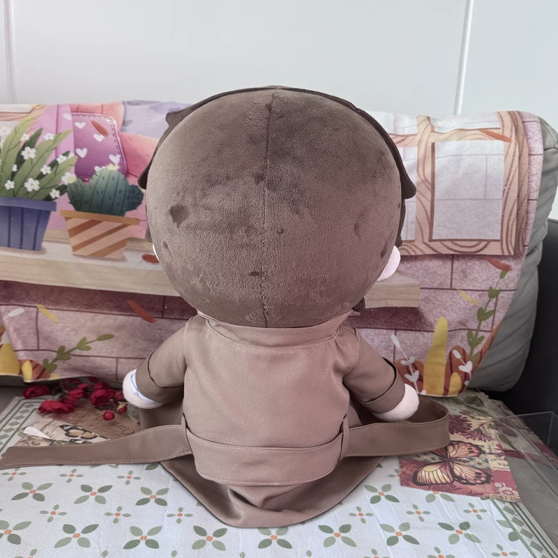 40 centimetri Anime Cani Dazai Osamu Nakahara Chuuya Farcito Seduto Peluche Bambola Giocattolo Peluche con Vestiti Carino Burattino Figura Collezione Regali