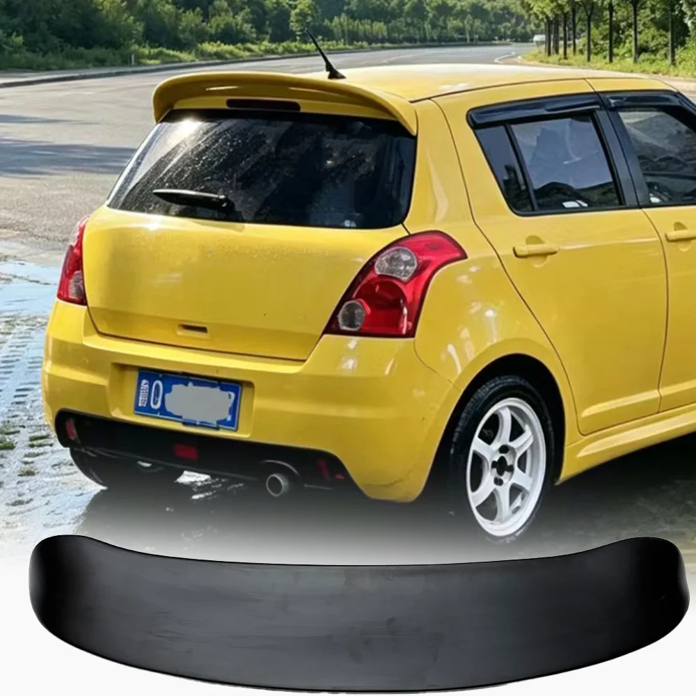 Suitable for Suzuki SWIFT Sport 2005-2015 pure carbon fiber top wing decorative rear spoiler automotive accessories SP style