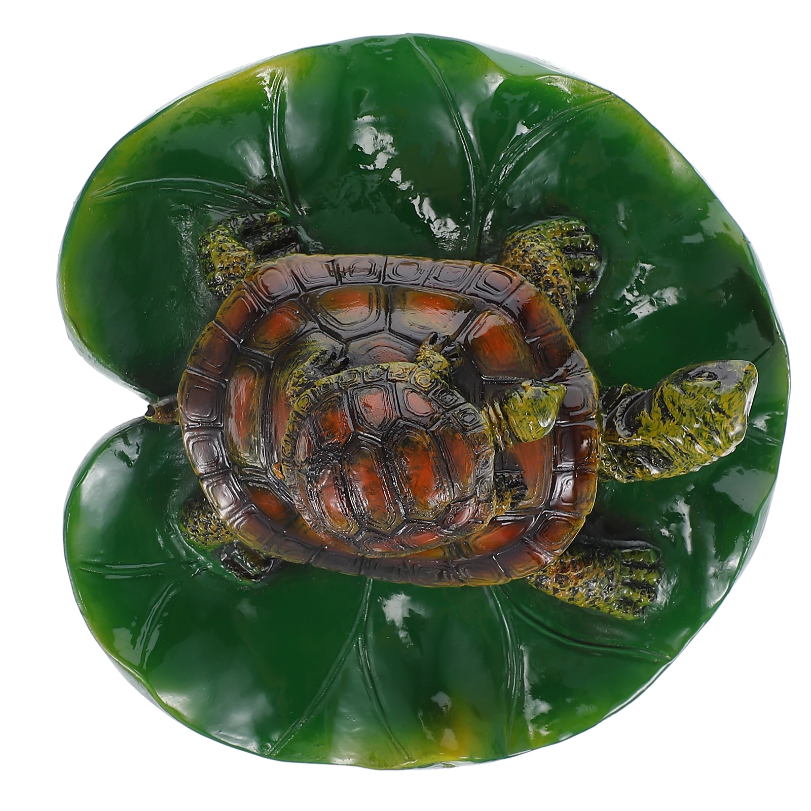 

Floating Turtle Decorations Fish Pond Artificial Pool Desk Resin Hanging Statue Accessories Ornament