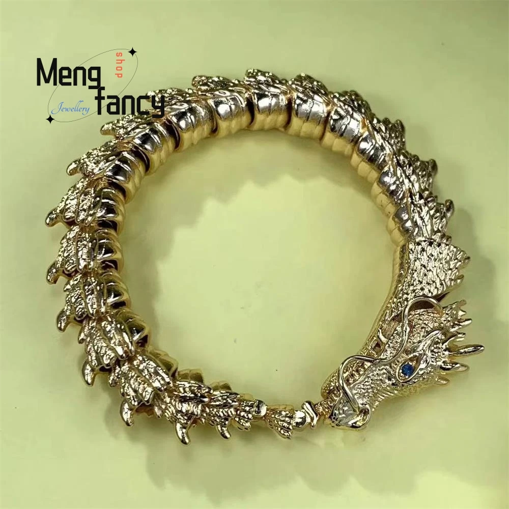 

Keel Chain Three-dimensional Dragon Bracelet Men's Overbearing Leader Handsome Personality Advanced High Appearance Holiday Gift