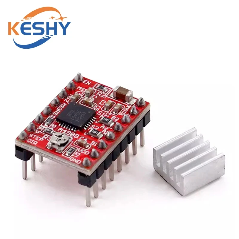 3D Printer Parts A4988 DRV8825 Stepper Motor Driver With Heat sink For SKR V1.3 1.4 GTR V1.0 RAMPS